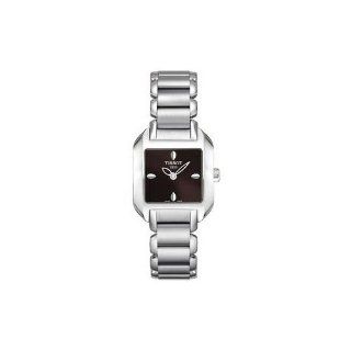 Tissot T Wave Bracelet Brown Dial Women's Watch #T02.1.285.61 Watches