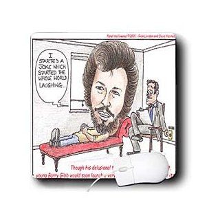 mp_2105_1 Londons Times Funny Music Cartoons   Bee Gees Collectible, I Started A Joke   Mouse Pads Computers & Accessories