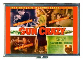 Gun Crazy 1950 Peggy Cummins Double Sided Cigarette Case, ID Holder, Wallet with RFID Theft Protection