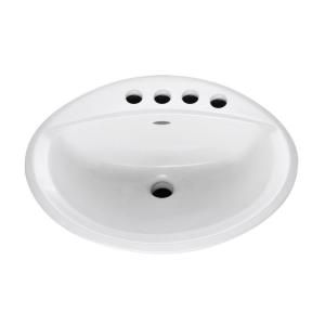 American Standard Aqualyn Self Rimming Bathroom Sink in White 0476.037.020