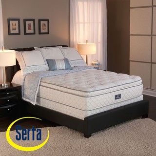 Serta Perfect Sleeper Conviction Super Pillowtop Queen size Mattress and Box Spring Set Serta Mattresses
