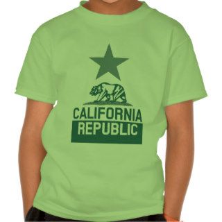 CALIFORNIA REPUBLIC State Flag Tshirts