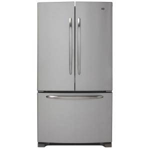 Maytag 24.8 cu. ft. French Door Refrigerator in Monochromatic Stainless Steel MFF2558VEM
