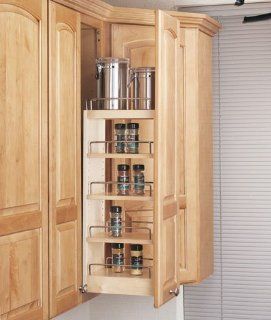Rev A Shelf RS448.WC.5C 5 in. Wall Pullout Shelving System, Wood   Closet Storage And Organization System Shelves