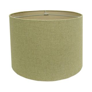 Round Linen Drum Shade Table Lamps