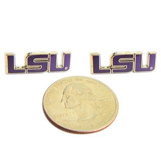 NCAA LSU Tigers Post Stud Logo Earrings College Themed