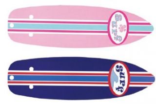 Hunter 23991 42" Sweet Pea Mix and Match Kids Blade set   Blue / Pink Surfboards   for Ashlyn, Blue/Pink   Ceiling Fan Replacement Blades  