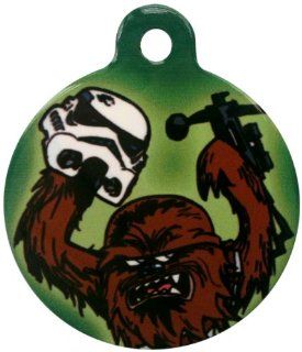 Platinum Pets Star Wars 1.25 Inch Smartphone Pet ID Tag with GPS, Chewbacca Design  Pet Identification Tags 