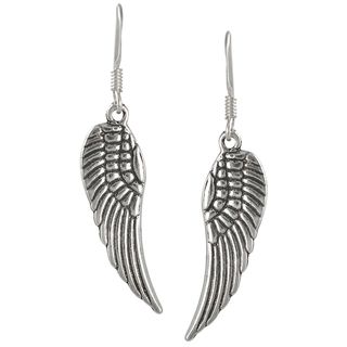 Tressa Collection Sterling Silver Angel Wing Dangle Earrings Tressa Sterling Silver Earrings