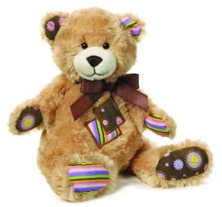 "Raggedy" Patchwork Teddy Bear 11" Toys & Games
