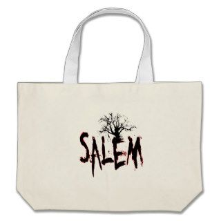 Salem Witch Trial Tree Noose Canvas Bags