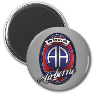 82nd Airborne Beer Label Fridge Magnet