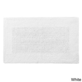 Reversible Solid Egyptian Cotton and Bamboo Bath Rug Collection Bath Rugs