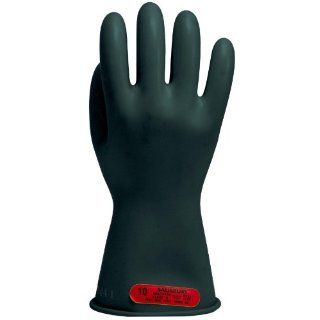 Salisbury Electrical Gloves, Size 7, Black, Class 0   E011B/7 and lab testing report Work Gloves