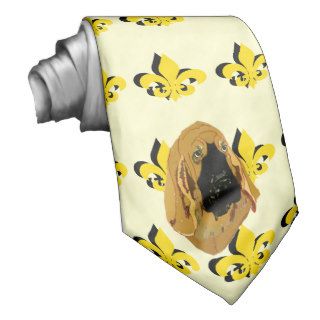 Bloodhound ~ I Love My Bloodhound Neckties