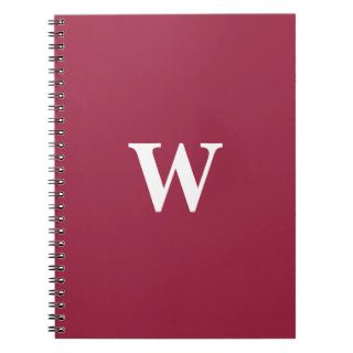 Ruby Red Personalizable Gift Colorful Notebooks