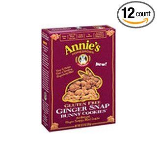 Annies Homegrown Ginger Snap Bunny Cookie, 6.75 Ounce    12 per case.