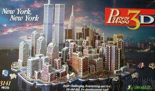New York Skyline 3D Puzz Puzzle Toys & Games