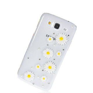BLING RHINESTONE CRYSTAL STYLE FLOWER LADY CASE COVER FOR SAMSUNG GALAXY MEGA 5.8 I9150 Cell Phones & Accessories