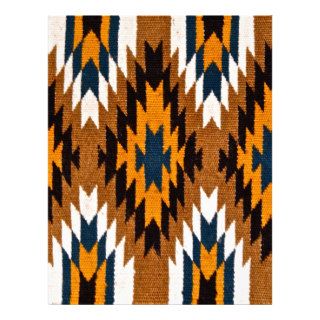 Navajo Aztec Mayan Native American Tribal Textile Customized Letterhead