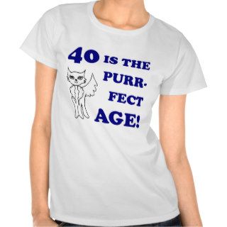 Cute 40th Birthday Present T Shirts