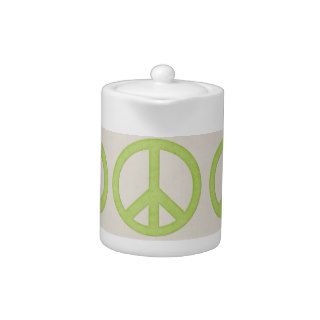 Green 3 Peace Symbol Design