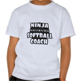 Ninja Softball Coach Tshirt