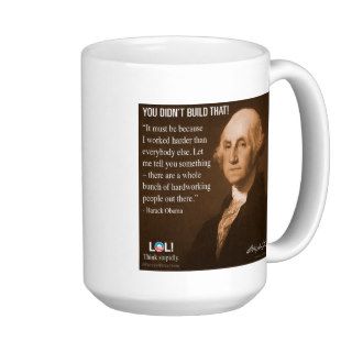 Obama Think stupidly. LOL Founders #1 Mug