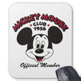 Mickey Mouse Club 1956 Official Member Mouse Pad