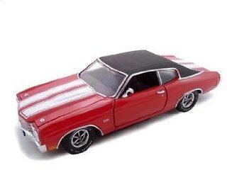 1970 CHEVROLET CHEVELLE SS 454 DIECAST MODEL RED 124 SCALE Toys & Games