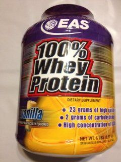 EAS 100% Whey Protein Vanilla 5lb Health & Personal Care