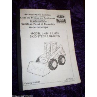 New Holland L 454/L 455 Skid Steer Loader OEM Parts Manual New Holland Books