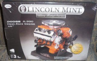 #455 Testors Lincoln Mint Dodge A 990 Hemi Race Engine 1/6 Scale Metal Model Kit,Needs Assembly Toys & Games