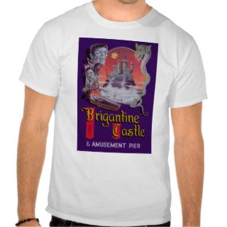 Original Brigantine Castle Poster Tee Shirt