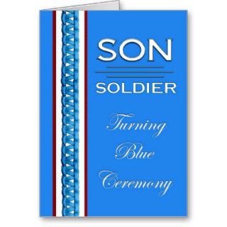 Son Soldier Turning Blue Ceremony Cards