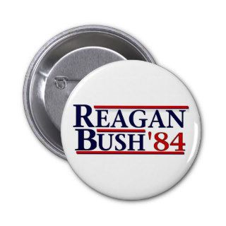 Reagan Bush '84 Pin