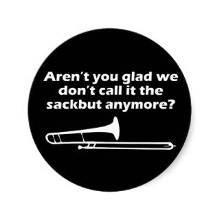 Trombone Sackbut Stickers