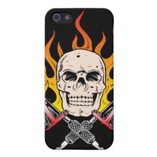 318 Flaming Skull Tattoo iPhone 5 Case