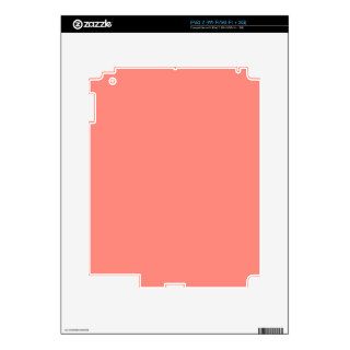 Coral Peach Background. Fashion Color Trend. Chic Skin For The iPad 2