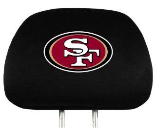 San Francisco 49ers Headrest Covers  Sports Fan Automotive Seat Covers  Sports & Outdoors