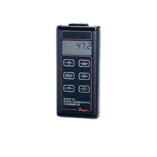 Dwyer Series 472 Digital Thermocouple Thermometer, Type J and K Thermocouples Probe, ANSI Female Mini Connector Probe Connection Temperature Controllers