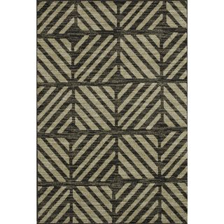 Arrakis Charcoal/ Green Rug (9'8 x 12'8) Alexander Home Oversized Rugs