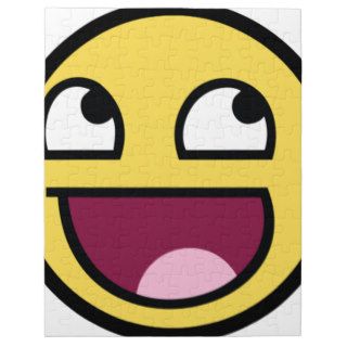 Sarcastic Smiley face Gifts Jigsaw Puzzles