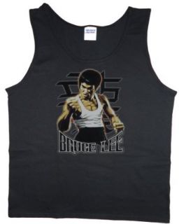 Bruce Lee #457 Mens Tank Top Black at  Mens Clothing store