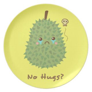 Sad Durian that gets no hugs Dinner Plate