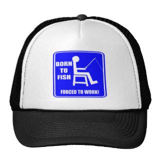 Born To Fish Fishing T shirts Gifts Mesh Hats