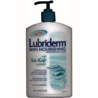Lubriderm Skin Nourishing Moisturizing Lotion with Sea Kelp Extract 16 Fl Oz / 473 Ml (Pack of 3)  Body Lotions  Beauty