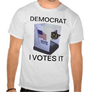 LOLCAT Liberal Votes Democrat Shirts