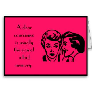 Fun Vintage customized any occasion greeting cards