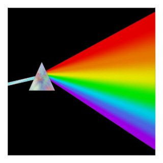 Rainbow Prism Poster